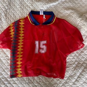ADIDAS SPAIN National Team LAYER TEE size L w tags
